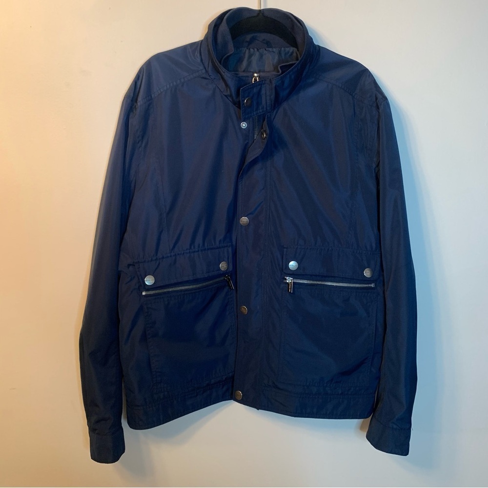 Michael Kors Men’s Navy Field Style Coat Jacket XL